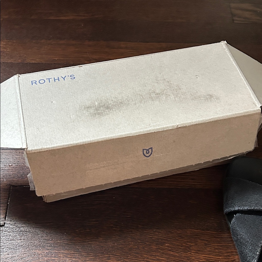 Rothy's Black Criss-Cross Slides - Picture 5 of 5